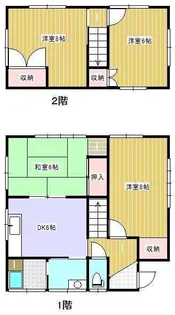 静岡県浜松市中央区船越町【一戸建】の間取り