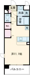 1Kの間取り画像