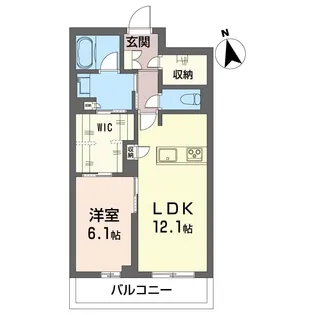ヴィオラ・ボヌール【3階】の間取り