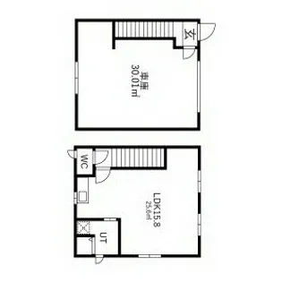 愛知県一宮市小信中島字西九反【一戸建】の間取り