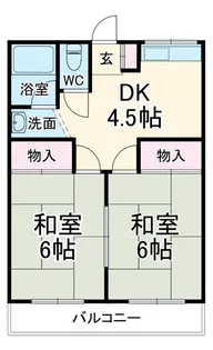 小井沼コーポ【2階】の間取り