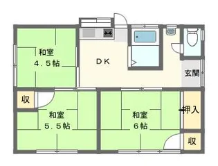 静岡県浜松市中央区小池町【一戸建】の間取り