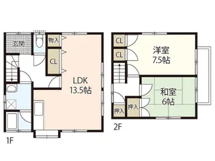 広島県広島市安佐南区大町東1【一戸建】の間取り