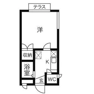 フォレストヴィラII【1階】の間取り