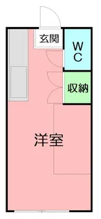 新富士見荘【2階】の間取り