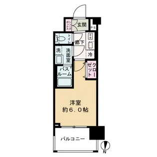 レオンコンフォート梅田北【4階】の間取り