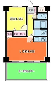 ライオンズマンション淵野辺第2【2階】の間取り