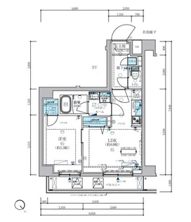 メインステージ板橋志村III【2階】の間取り