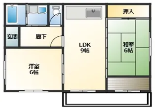 宮崎県都城市郡元町【一戸建】の間取り