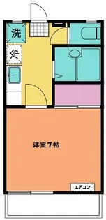 ハイツカトレアB【2階】の間取り