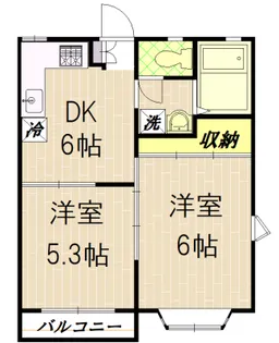 ディザイヤーコダマ【2階】の間取り