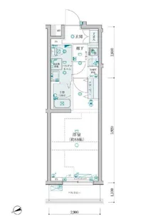 東京都杉並区下高井戸1【マンション】の間取り