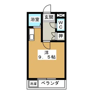 コーポアップル【3階】の間取り