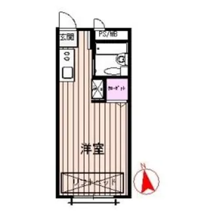 第9川口荘【2階】の間取り