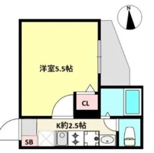 東京都江戸川区北小岩4【アパート】の間取り