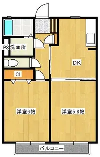 エスパシオA【1階】の間取り