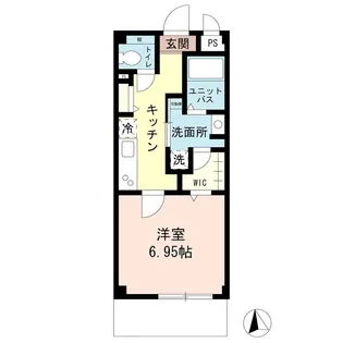 オーブ戸塚【1階】の間取り