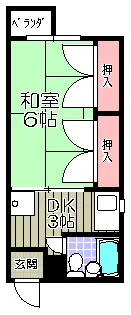 田中ビル【2階】の間取り