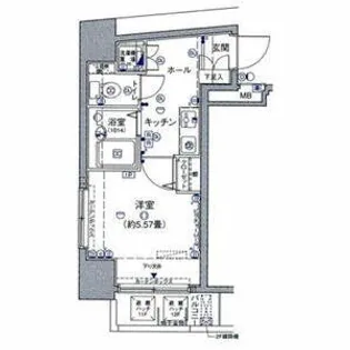 東京都大田区南蒲田1【マンション】の間取り
