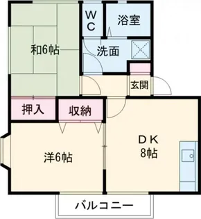 シエスタ【2階】の間取り