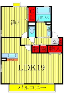 フェニックス E【2階】の間取り