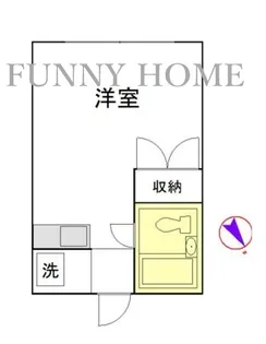 東京都目黒区中央町2【アパート】の間取り