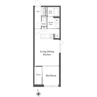 PASEO武蔵小山【2階】の間取り