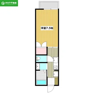 1Kの間取り画像