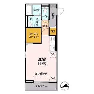 グランアモーレ【3階】の間取り