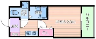 ニューシティアパートメンツ西天満【5階】の間取り