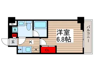 BPRレジデンス南行徳【3階】の間取り