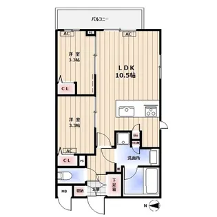 La Perla Nakano【4階】の間取り