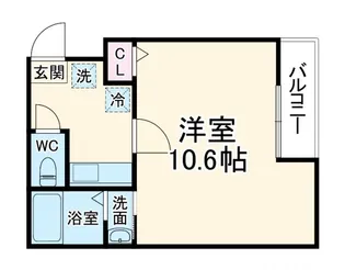 EN西ノ京二条【1階】の間取り