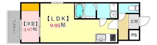 Residential 戸坂駅前【3階】の間取り
