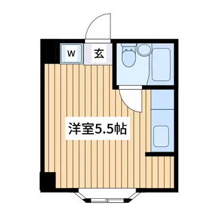 パティオ日吉8号館【2階】の間取り