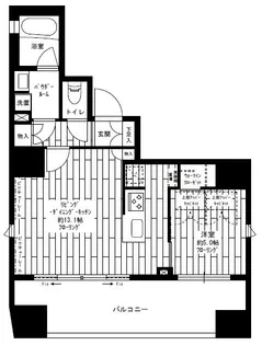 ステージファースト蔵前IIアジールコート【6階】の間取り