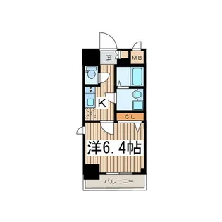 エスリード名古屋STATION WEST【4階】の間取り