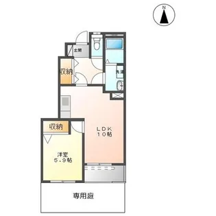 愛知県瀬戸市東寺山町【アパート】の間取り