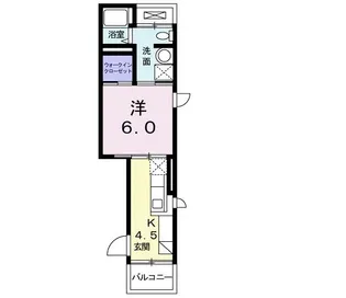 モン・ペルデュ【2階】の間取り