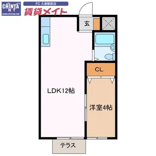 アミーゴナカヤマ【1階】の間取り