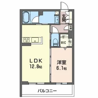 シャーメゾンステージ岐南【2階】の間取り