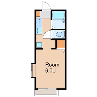 東京都中野区野方1【アパート】の間取り