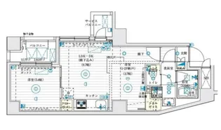 ル・リオン南大井【1階】の間取り