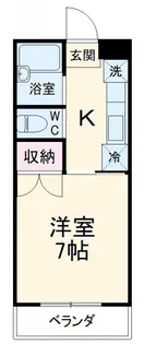 チェリーハイムA【1階】の間取り