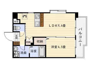 SEIYU(セイユウ)【4階】の間取り