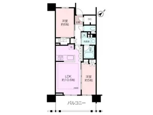 横須賀中央レジデンス【8階】の間取り