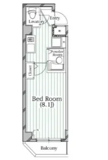 スペーシア飯田橋II【3階】の間取り