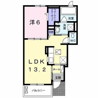 レジデンス高根【1階】の間取り