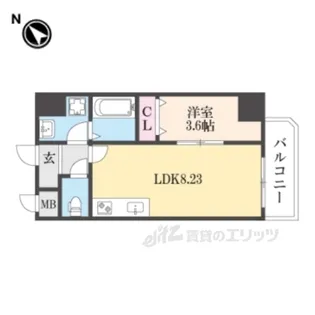 maisonPREMIERVI【9階】の間取り