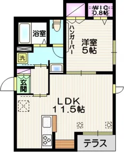 庵 Mille River【1階】の間取り